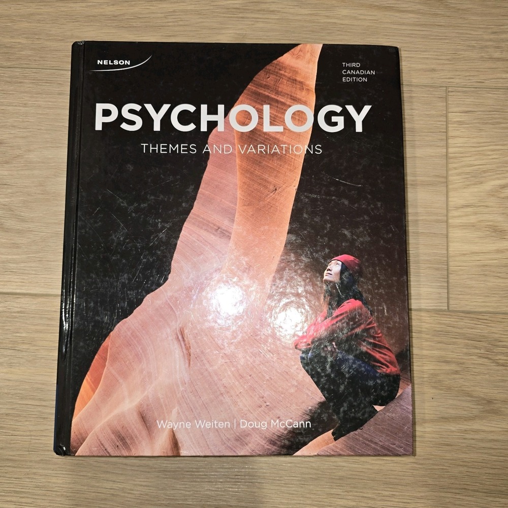 Psych Themes & Variations 3rd Ed. Textbook + Study Guide + Concept Charts Bundle